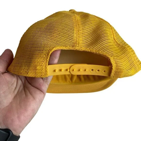 Vintage Grand Canyon National Park Cap Mesh‎ Snapback Gold Trucker Retro 70s 80s - Picture 4 of 6